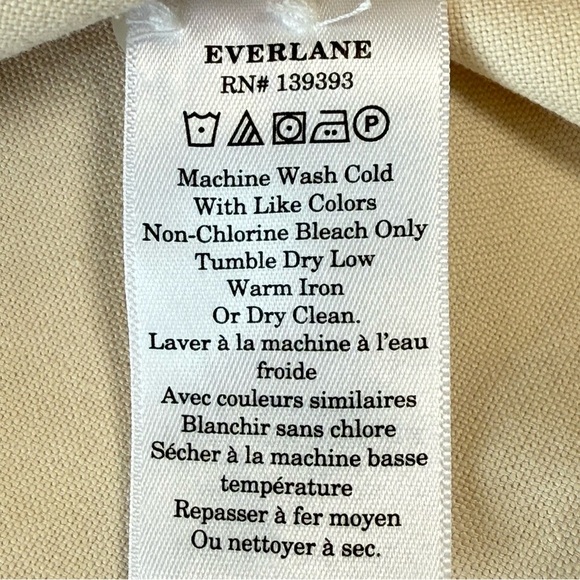 Everlane The Must-Have Oxford Button Down Shirt Size 0 Whisper Pink - Picture 6 of 11